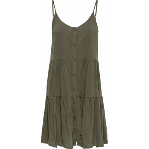 Letní šaty 'YANA' Only olivová
