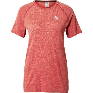 Funkční tričko Odlo červená / bílá