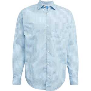 Košile 'BILL' jack & jones kouřově modrá / bílá