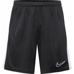 Sportovní kalhoty 'Academy23' Nike černá / bílá