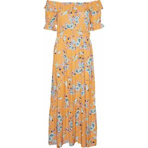 Letní šaty 'Erika' Vero Moda noční modrá / aqua modrá / pastelová fialová / jasně oranžová