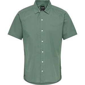 Košile 'Alvaro' Only & Sons smaragdová