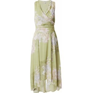Šaty 'CAPRI VENETIA' AllSaints krémová / světle šedá / pastelově zelená / bílá