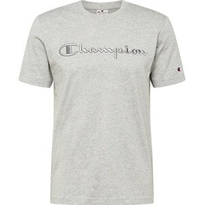 Tričko Champion Authentic Athletic Apparel šedý melír / černá