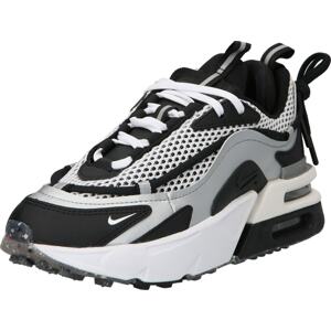 Tenisky 'AIR MAX FURYOSA NRG' Nike Sportswear černá / stříbrná / bílá