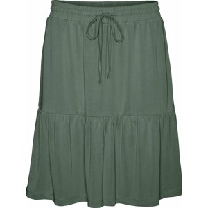 Sukně 'Filli' Vero Moda tmavě zelená