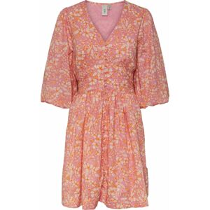 Košilové šaty 'Lana' Y.A.S oranžová / růžová / bílá