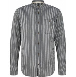 Košile Tom Tailor noční modrá / šedý melír