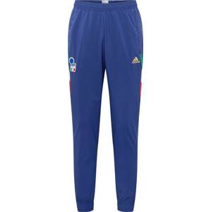 Sportovní kalhoty ADIDAS SPORTSWEAR písková / tmavě modrá / červená / bílá