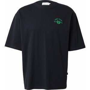 Tričko 'Tue' casual friday námořnická modř / trávově zelená