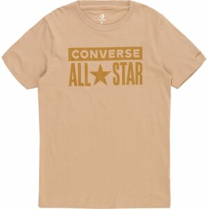 Tričko 'ALL STAR' Converse béžová / cappuccino