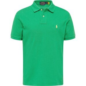 Tričko Polo Ralph Lauren žlutá / trávově zelená