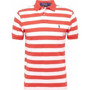 Tričko Polo Ralph Lauren pastelově červená / bílá