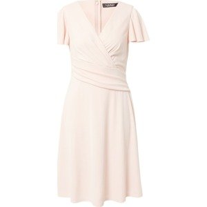 Koktejlové šaty Lauren Ralph Lauren růžová