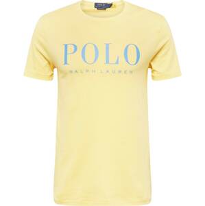 Tričko Polo Ralph Lauren světlemodrá / světle žlutá