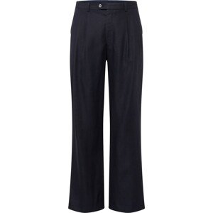Kalhoty se sklady v pase 'Donn' Oscar Jacobson námořnická modř