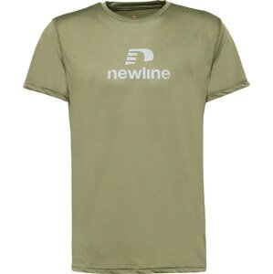 Funkční tričko 'Henderson' NEWLINE olivová / bílá