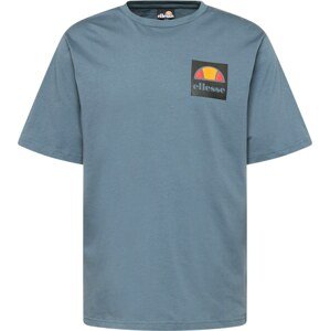 Tričko 'Plastician' Ellesse chladná modrá / oranžová / krvavě červená / černá