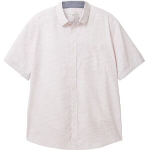 Košile Tom Tailor světle růžová / bílá