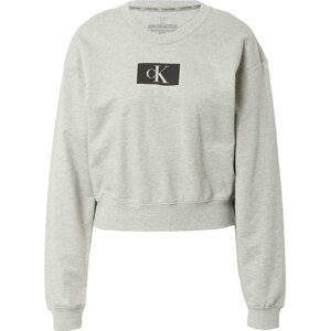 Mikina Calvin Klein Underwear světle šedá / černá