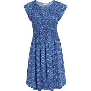 Letní šaty 'Gisla' SAINT TROPEZ modrá / karamelová / bílá