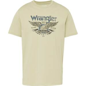 Tričko 'AMERICANA' Wrangler marine modrá / khaki / černá