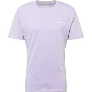 Funkční tričko 'North Cascades™' Columbia fialová / bílá