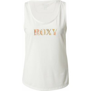 Top Roxy olivová / oranžová / korálová / přírodní bílá
