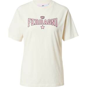 Tričko Chiara Ferragni pink / černá / bílá