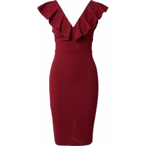 Koktejlové šaty 'HIMANI' WAL G. vínově červená