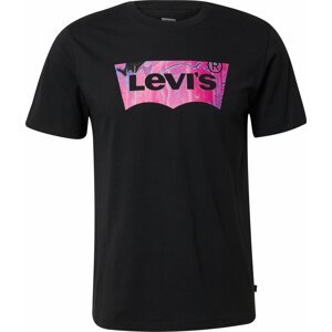 Tričko Levis pink / černá