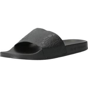 Plážová/koupací obuv Armani Exchange černá