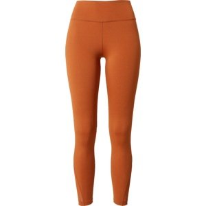 Sportovní kalhoty Nike oranžová / bílá
