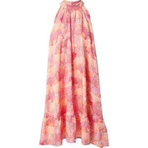 Letní šaty Molly BRACKEN oranžová / pink / pastelově růžová / bílá