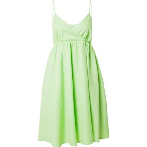 Letní šaty 'SISSI' FRNCH PARIS světle zelená