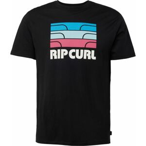 Tričko 'SURF REVIVAL' Rip Curl modrá / pastelová modrá / pink / černá