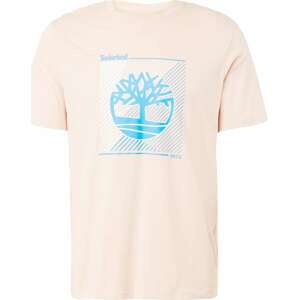 Tričko Timberland azurová / růžová / bílá
