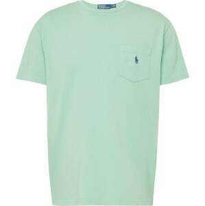 Tričko Polo Ralph Lauren marine modrá / pastelově zelená
