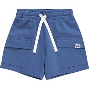 Kalhoty United Colors of Benetton chladná modrá / bílá