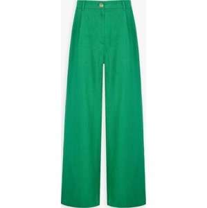Kalhoty se sklady v pase 'Hainault ' Aligne zelená
