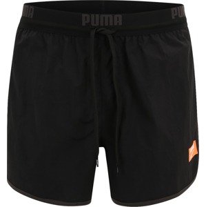 Plavecké šortky Puma oranžová / černá