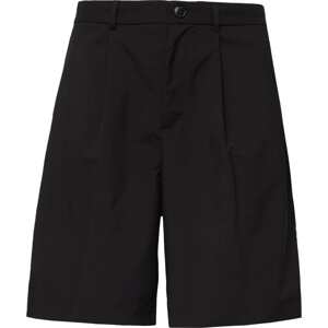 Kalhoty se sklady v pase 'Uno' Weekday černá