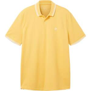 Tričko Tom Tailor Denim žlutá / bílá