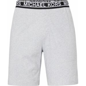 Kalhoty Michael Kors šedý melír / černá / offwhite