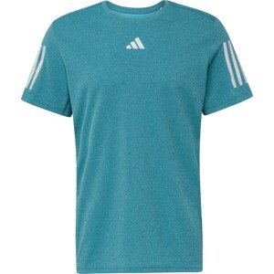 Funkční tričko 'OTR HEATHER' adidas performance azurová modrá / šedá