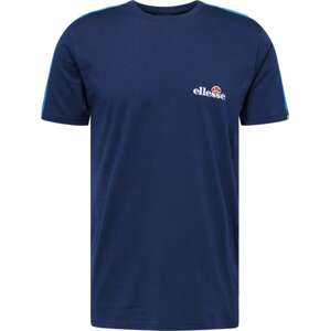 Tričko 'Crotone' Ellesse námořnická modř / azurová / oranžová / bílá