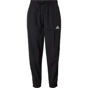 Sportovní kalhoty 'Essentials 3-Stripes' ADIDAS SPORTSWEAR světle šedá / černá / bílá