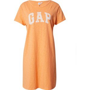 Šaty GAP oranžová / bílá