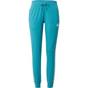 Sportovní kalhoty 'Essentials 3-Stripes' ADIDAS SPORTSWEAR azurová modrá / bílá