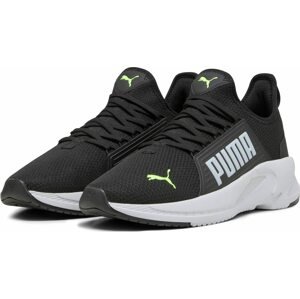 Běžecká obuv Puma světle zelená / černá / bílá